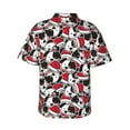 thumbnail image 3 of Haiem Cute Dog Printed Hawaiian Shirt for Men - Men’s Casual Beach Summer Shirts - Stretch Fabric with Modern Fit-Medium, 3 of 9