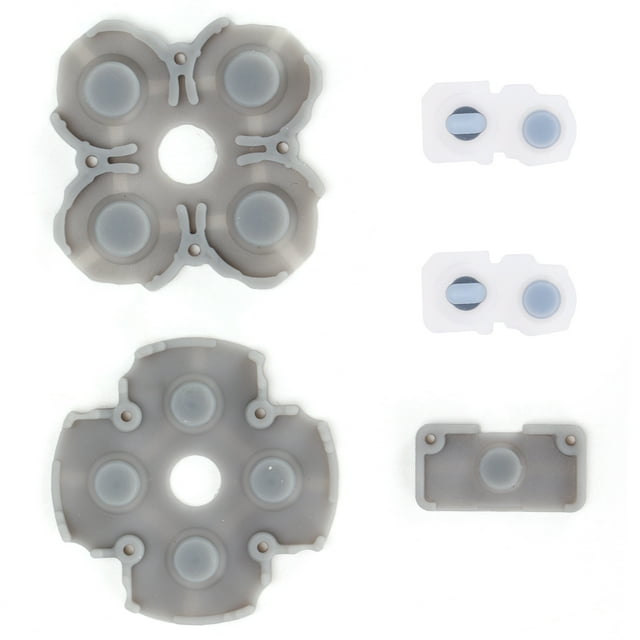 QIILU Manette Silicone Tampons en Caoutchouc Conducteurs Poignée Boutons Pièce de Réparation Remplacement pour PS5, Ensemble de Tampons en Caoutchouc Conducteurs en Silicone, Tampon en Caoutchouc Conducteur pour PS5