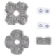 thumbnail image 2 of Almohadillas de goma conductoras de silicona para mando, repuesto de reparación para PS5, 2 of 14