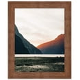 thumbnail image 3 of 24x48 Frame Brown Barnwood Picture Frame - Modern Photo Frame Includes UV Acrylic Shatter Guard, 3 of 7