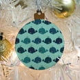 thumbnail image 5 of Cute Kawaii Whales Pattern Wood Christmas Tree Holiday Ornament, 5 of 6