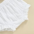 thumbnail image 7 of Bagilaanoe 2pcs Toddler Baby Girl Shorts Set Fly Sleeve Ruffle Tops + Shorts 6M 12M 18M 24M 3T Kids Casual Summer Clothes, 7 of 7