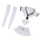 thumbnail image 1 of Juego de minifalda de camisa blanca a escala 1/6 para cuerpo femenino Phicen de Blanco Sunnimix Trajes de figuras de acción, 1 of 8