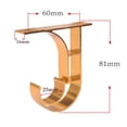 thumbnail image 4 of Roman Rod Aluminium Alloy Holder Curtain Rod Accessories Universally Top Mounting Side-install Thicken Rod Bracket, 4 of 10