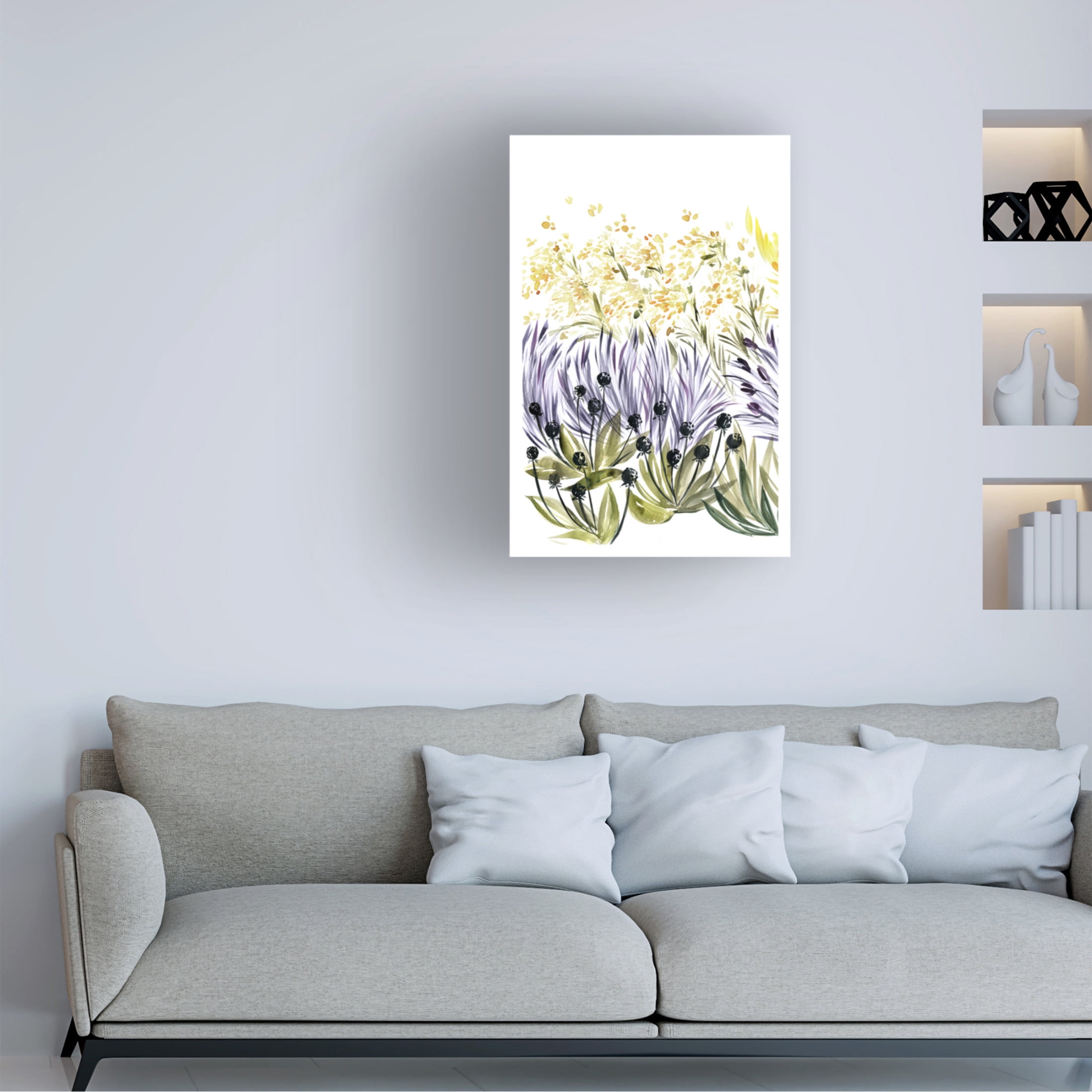 Trademark Fine Art Rosana Laiz Blursbyai Elisa's garden left Canvas Wall Art