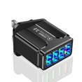 thumbnail image 1 of Cargador de teléfono USB portátil, 4 puertos, carga rápida, adaptador de enchufe de pared compacto, carga inalámbrica (1 unidad, negro), 1 of 5