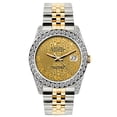 thumbnail image 1 of Pre-Owned Rolex Datejust 26MM 6917 Champagne Roman Dial Diamond Bezel Two Tone Yellow Gold Jubilee Bracelet 1.2ct, 1 of 5