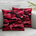 thumbnail image 3 of Flax Throw Pillow Cover Brown Abstract of Multicam Pink Camouflage Navy Army British  Pillowcase Home Decor Square Pillow Case Cushion Cover, 3 of 5