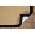 thumbnail image 5 of Linon Athena Sisal & Black 8x11 Area Rug, 5 of 6