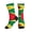 2 Black-2, variant on Mens Crew Socks Womens Guyana Flag Workout Training Athletic Socks