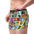 thumbnail image 3 of Kdxio Men's Boxer Briefs with Cute Dogs Collage Print - Comfortable and Breathable Underwear for Everyday Wear, 3 of 7