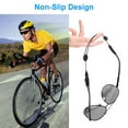 thumbnail image 5 of 2pcs Adjustable Glasses Straps, EEEkit Silicone Eyeglass Neck String Holder, No Tail Eyewear Retainer, 5 of 8