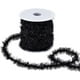 thumbnail image 1 of Polyester Tinsel Garland for Wedding Birthday Party Decor Black 20mm 20m/set, 1 of 9