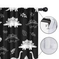 thumbnail image 4 of Blackout Kids Curtains,Black White Dinosaur Skeletons Bold Childrens Insulated Curtains Set Of 2,Bedroom Essentials,Toddler Room Decor 42"x84", 4 of 5