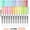 24 pastel, variant on 24 Colors Permanent Markers - Assorted Vibrant Colors, Quick Drying, Fade Resistant, Alcohol-Based Fine Point Permanent Markers for Paper, Plastic, Wood, Coloring, Drawing Doodling, Waterproof