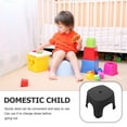 thumbnail image 4 of Shisuyan Foot Stool Plastic Step Stool Bathroom Stepping Foot Stool Toilet Step Stool, 4 of 9