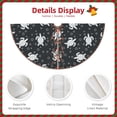 thumbnail image 3 of Defioc Turtle for Christmas Tree Skirt Snowman Xmas Tree Skirt Farmhouse Christmas Decorations Tree Mat for Holiday Party Decor-36", 3 of 6