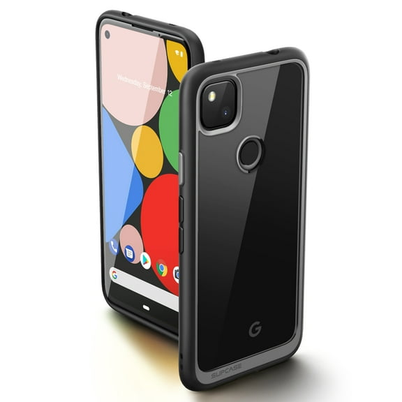 SUPCASE Unicorn Beetle Style Series Case Designed for Google Pixel 4A (2020 Release), Premium Hybrid Protective Case (Black)