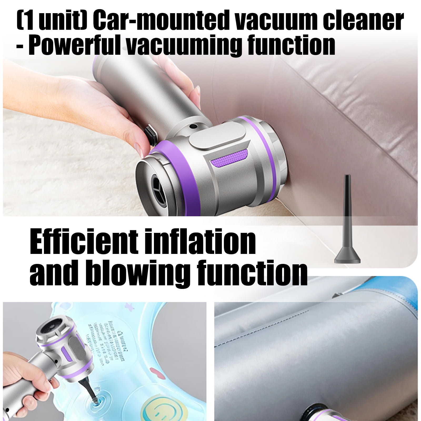 Car Interior Air Blower Compressed Air Duster Keyboard Cleaner for Car Interior Handheld Cordless Cleaner