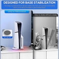 thumbnail image 4 of high quality PS5 Slim Vertical Stand with RGB Light, PS5 Slim Base Stand Compatible with Playstation 5 Slim Disc & Digital Editions, PS5 Slim Accessor, 4 of 5