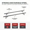 thumbnail image 2 of Yakima RoundBar Medium 58” Steel Round Roof Rack System Crossbars, Set of 2, 2 of 8