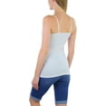thumbnail image 5 of ToBeInStyle Women's Fitted Adjustable Spaghetti Strap Camisole, 5 of 7