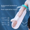 thumbnail image 1 of Funda impermeable para baño Ducha de yeso Fractura para baño Herida posoperatoria Artefacto impermeable PICC Funda protectora impermeable Funda para pies, 1 of 4