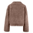 thumbnail image 4 of Women's Plus Size Winter Warm Fleece Coat Fuzzy Faux Fur Jacket Long Sleeve Zipper Outwear, 4 of 6