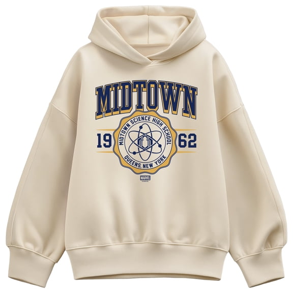 Marvel - Spider-Man MSHS Collegiate Oversized Fleece Hoodie Sweatshirt