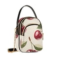thumbnail image 7 of FORMRS Crossbody Bag for Women Quilted Travel Shoulder Cell Phone Purse with Chain Strap Handbag, Cute Cherry, 7 of 7