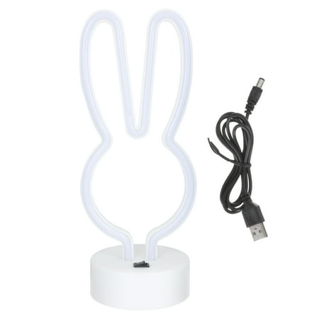 

Easter Bunny Neon Light Creative LED Table Light Unique Party Night Lamp