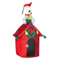 thumbnail image 2 of Gemmy Peanuts Snoopy Airblown Inflatable 4' Doghouse, 2 of 4