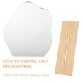 thumbnail image 4 of MasteelfCA 1Pc Home Bedroom Makeup Mirror Irregular Cosmetic Mirror (Assorted Color), 4 of 8