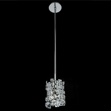 - Mini Pendants 1 Light Bulb Fixture With Chrome Finish Candelabra Base 6