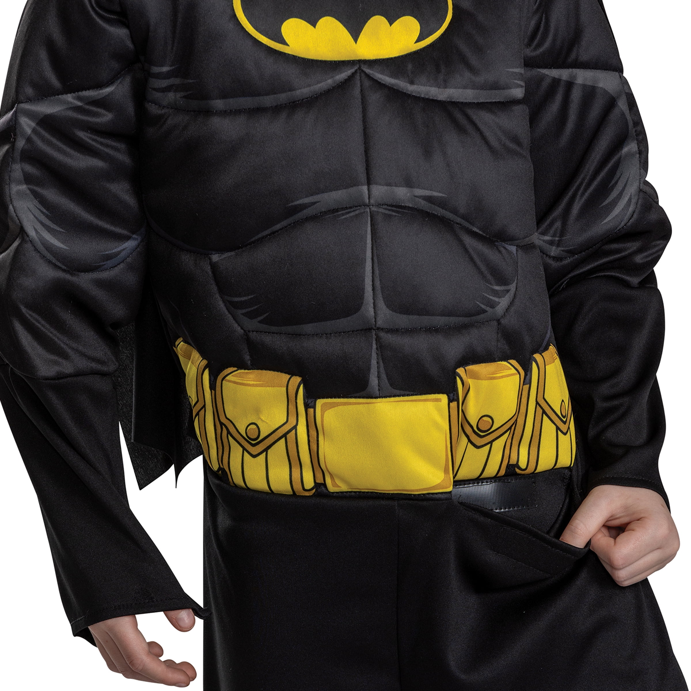 Warner Bros. Batman 'Batman' Adaptive Halloween Costume for Children, Boys Size XS (4/5), by Disguise