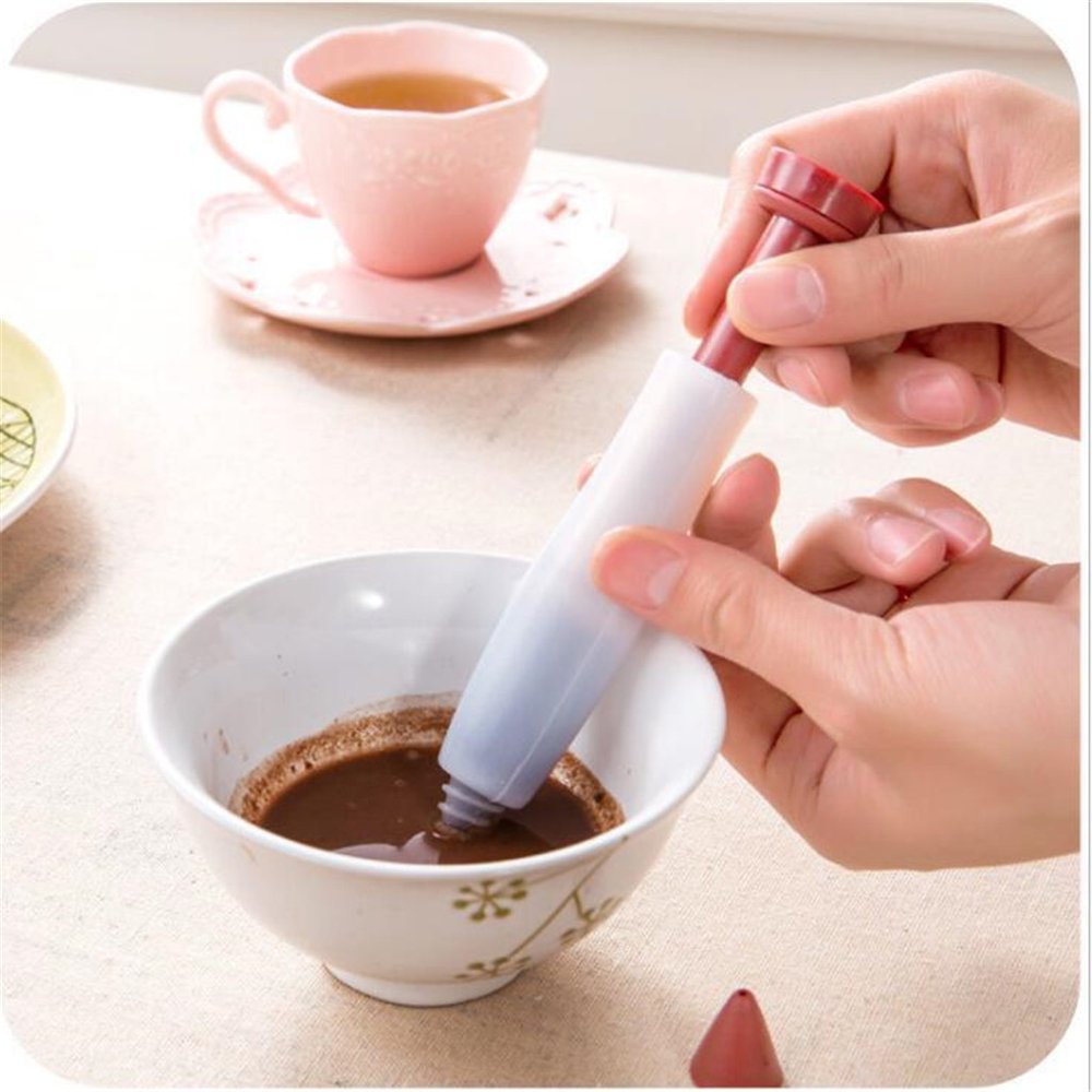 Silicone Fondant Cake Pen Icing Writing Syringe Baking Decor DIY Tools