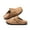 brown, variant on Cork Women's Retro Closed Toe Clogs Slippers with Hole Buckle Clogs Men Flat Sandals for Casual Summer Outdoor