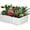 6*3*1FT Beige, variant on Galvanized Raised Garden Bed,Outdoor Planter Box Metal Patio Kit,Outdoor Rectangular Metal Planter,Planting Bed for Vegetables Flowers Herb