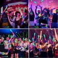 thumbnail image 6 of Micrency  142Pcs Glow in the Dark Party Supplies Light Up Toys Dance Party Favors for Kids,Carnival Neon Toys Bulk Party Pack With Glow Sticks, Glasses, LED Foam Light Sticks, Ring、Hairbands, 6 of 7