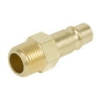 thumbnail image 3 of Steelman 1/2-in Industrial Brass Quick Disconnect, 1/2-in Male NPT 10-Pack 60121, 3 of 3
