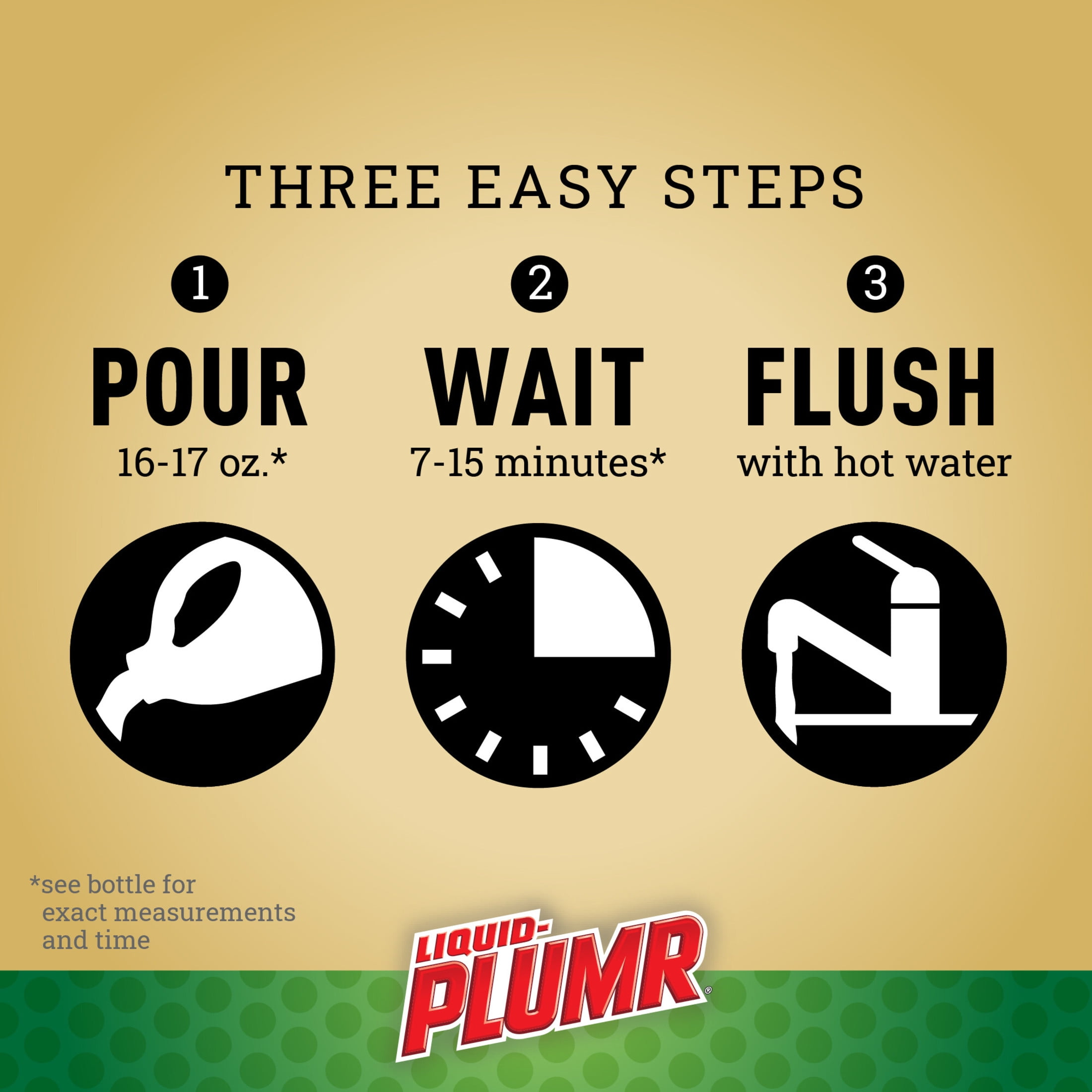 Liquid-Plumr Hair and Drain Clog Remover Gel, Septic Safe, Unscented, 16 fl oz