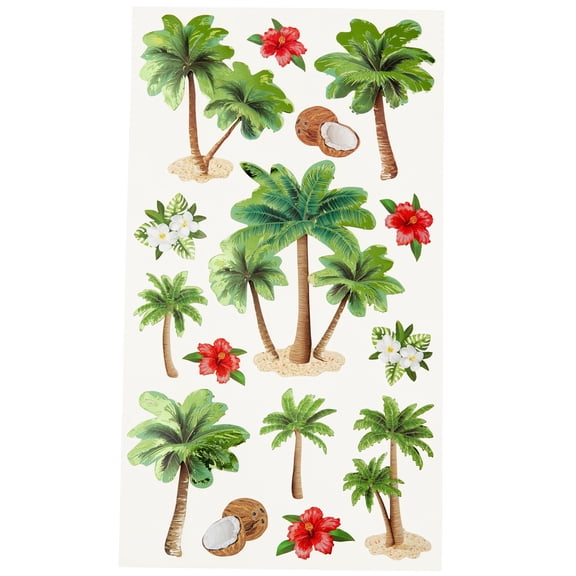 Recollections Palm Tree Stickers, 12 Pack