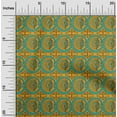 thumbnail image 1 of oneOone Polyester Lycra Fabric Floral & Paisley Block Printed Fabric 1 Yard 56 Inch Wide, 1 of 4