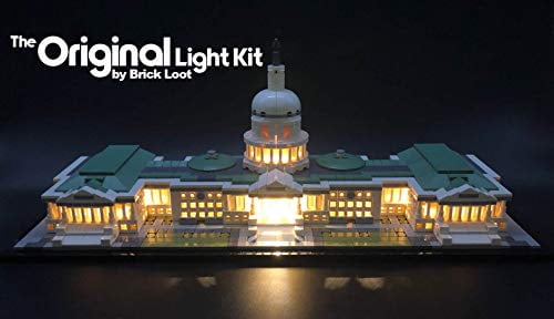 LED Light Up Kit For LEGO 21030 Architecture United States Capitol Building Kit 