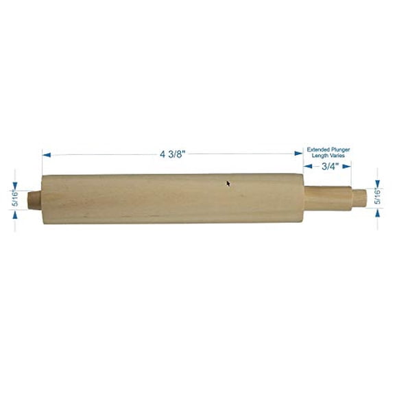 Wooden toilet paper rollers - 2 Pack