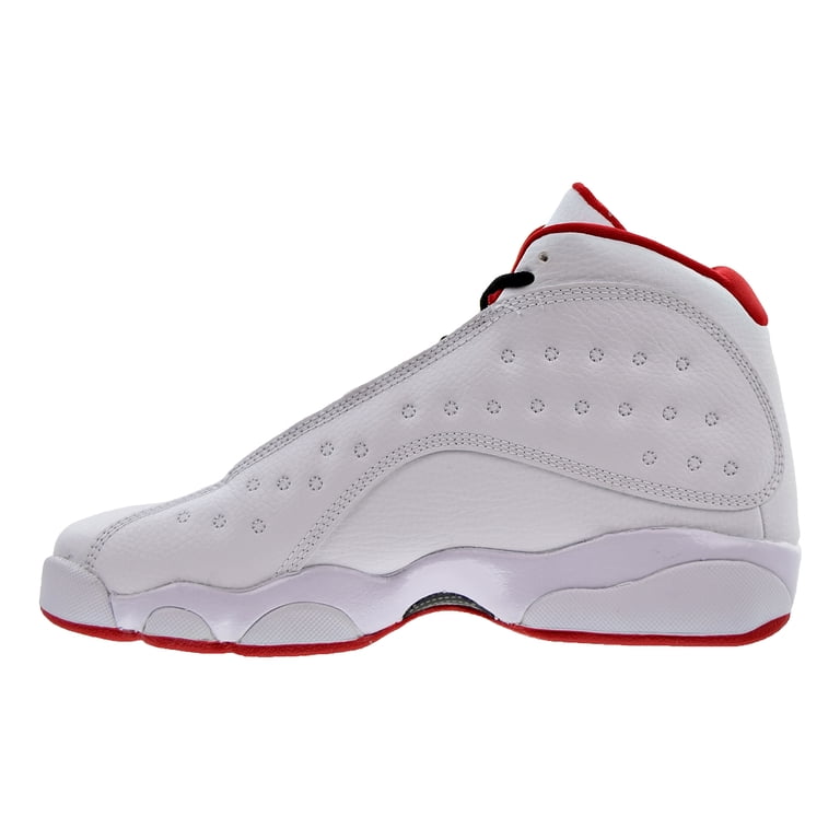 Air Jordan 13 Retro BG Big Kids Shoes White/Metallic Silver  display picture 2