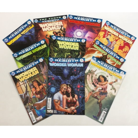 DC Universe Rebirth: Wonder Woman Value Bundle 10-Pack of Comic Books - DC Comics - Justice League