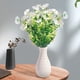 thumbnail image 1 of Flores artificiales, flores falsas, flores de imitación, flores simuladas, hierba acuática, hierba de primavera de plástico, acabado violeta, seda impresa, pequeña flor artificial, decoración, rosa si, 1 of 6