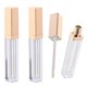 thumbnail image 5 of 3PCS × 4ml Tubos de brillo de cuadrados vacíos, lápices labiales de plástico Botellas de bálsamo labial Recipientes con cepillos de y cu Cobre oro, 5 of 9