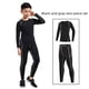 thumbnail image 2 of Mallas de entrenamiento para niños, ropa de secado rápido, ropa de otoño e invierno para niños, baloncesto, fútbol, ropa deportiva de fitness, traje para niños, 2 of 5